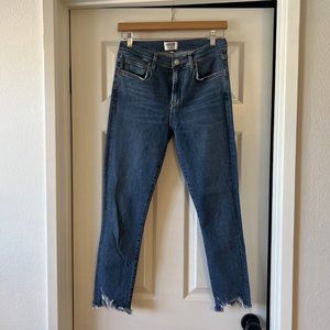 👖 AGOLDE Denim - High Rise Slim Fit - Medium Dark Wash - Size 29